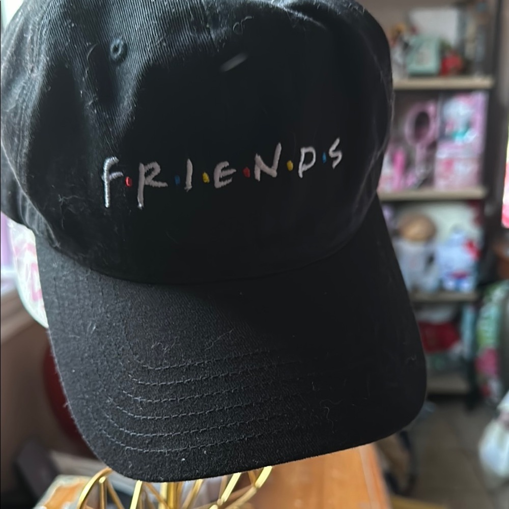 Black Friends Logo Cap